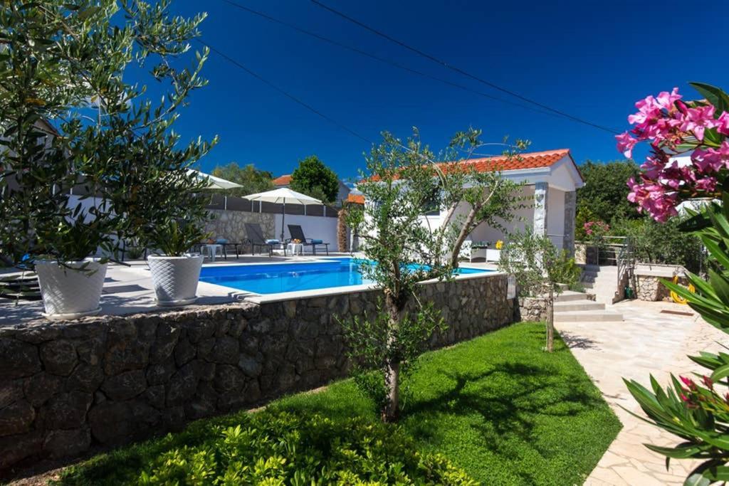 Adria-Holiday House With A Private Pool In Krk Kornić 외부 사진