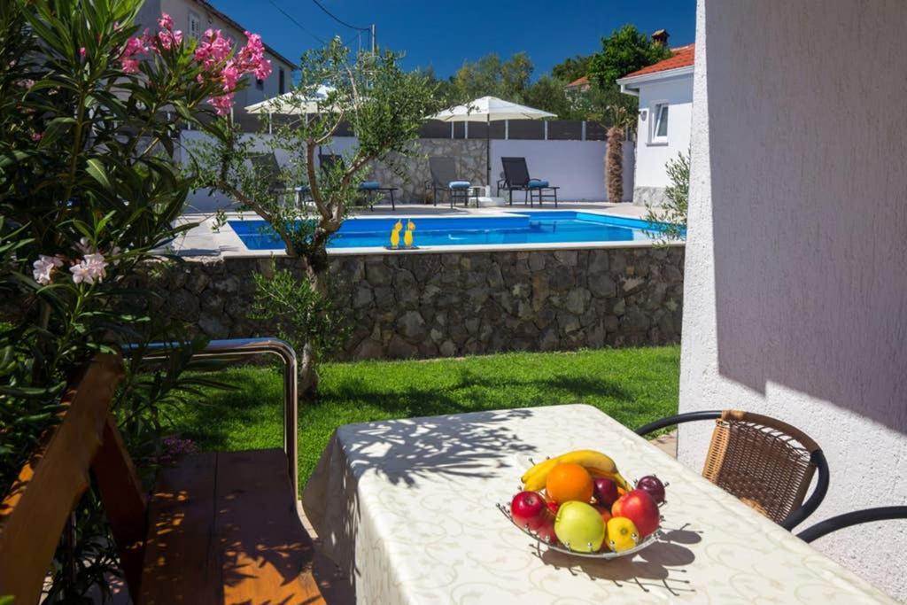 Adria-Holiday House With A Private Pool In Krk Kornić 외부 사진